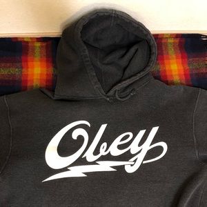 Obey hoodie. Glows in dark